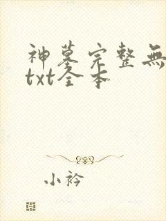 神墓完整无删减txt全本