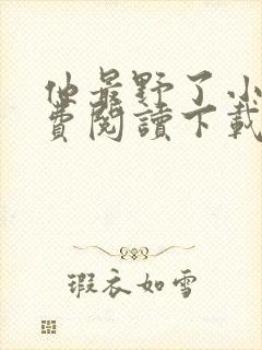 他最野了小说免费阅读下载