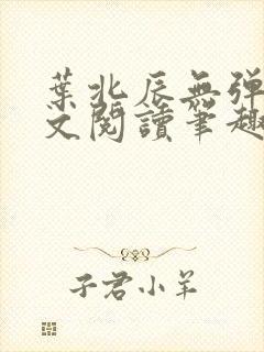 叶北辰无弹窗全文阅读笔趣阁