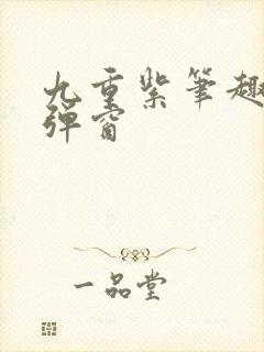 九重紫笔趣阁无弹窗