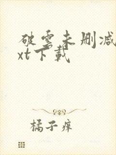 破云未删减版txt下载