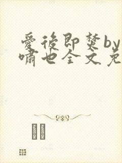 爱后即焚by林啸也全文免费阅读笔趣阁