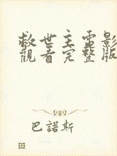 救世主电影在线观看完整版高清封面