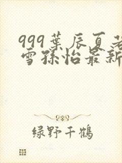 999叶辰夏若雪孙怡最新章节