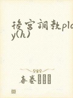 后宫调教play(h)