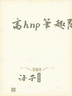 高hnp笔趣阁封面