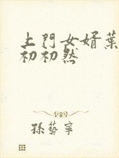 上门女婿叶辰萧初初然封面