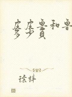 皮皮鲁和鲁西西多少页