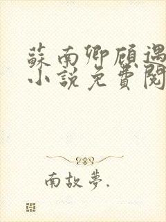 苏南卿顾遇深的小说免费阅读无弹窗封面