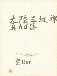 大陆三级裸体写真hd集