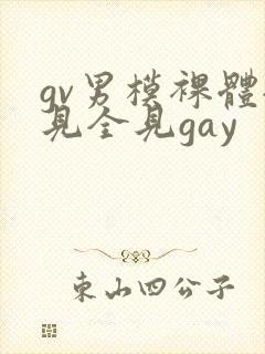 gv男模裸体全见全见gay