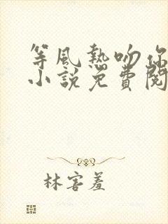 等风热吻你全文小说免费阅读封面