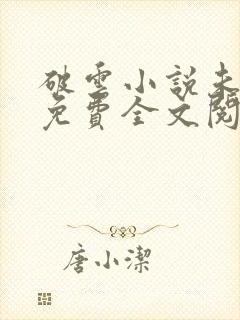 破云小说未删减免费全文阅读