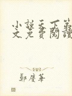 小说天下第九全文免费阅读