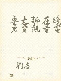 鲁大师在线播放免费观看电视剧最新