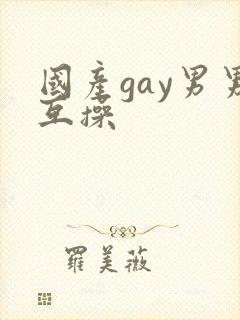 国产gay男男互操
