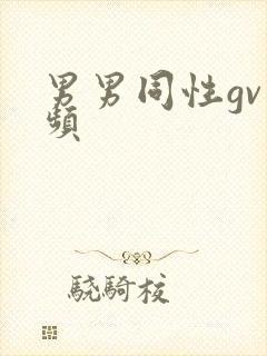 男男同性gv视频
