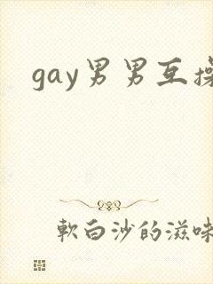 gay男男互操