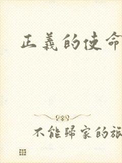 正义的使命小说
