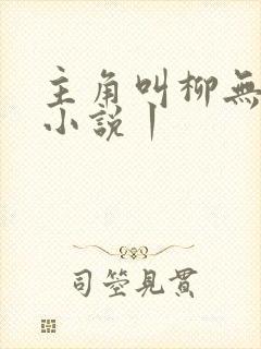 主角叫柳无邪的小说丨