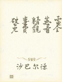 破事精英电视剧免费观看全集完整版封面