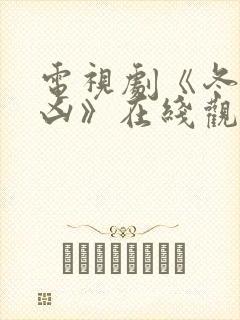 电视剧《冬城猎凶》在线观看