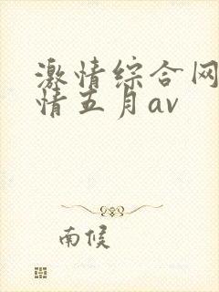 激情综合网,激情五月av封面