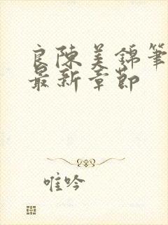 良陈美锦笔趣阁最新章节