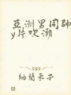 亚洲男同帅gay片吹潮