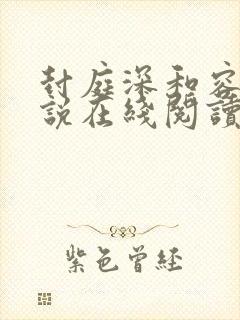 封庭深和容辞小说在线阅读封面