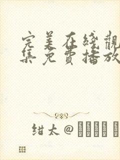 完美在线观看全集免费播放封面