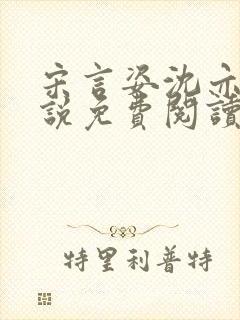 宋言姿沈亦驰小说免费阅读笔趣阁