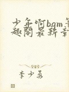 少年啊bgm笔趣阁最新章节封面