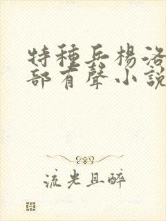 特种兵杨洛第三部有声小说