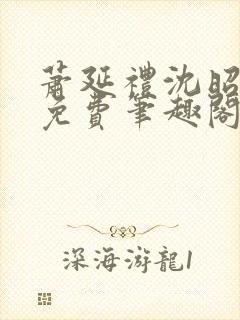 萧延礼沈昭全文免费笔趣阁