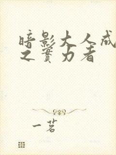 暗影大人成为影之实力者