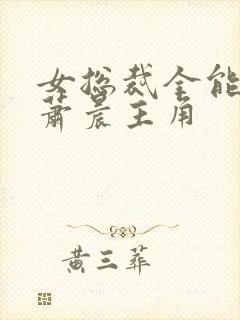 女总裁全能兵王萧晨主角