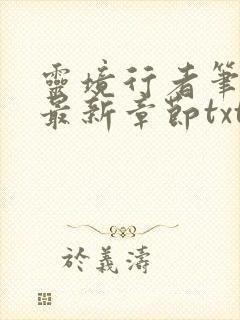 灵境行者笔趣阁最新章节txt封面