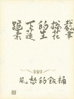 跪下的总裁by素莲生花笔趣阁