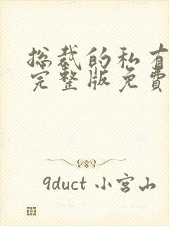 总裁的私有宝贝完整版免费阅读封面