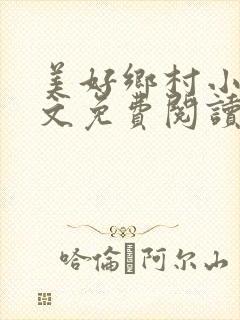 美好乡村小说全文免费阅读