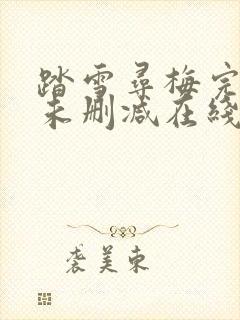 踏雪寻梅完整版未删减在线免费观看