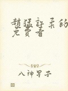 赵猛许柔的小说免费看