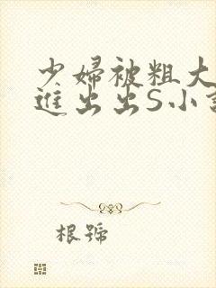 少妇被粗大猛进进出出S小说封面