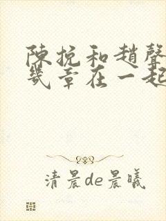 陈挽和赵声阁第几章在一起