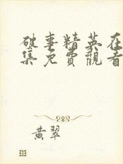 破事精英在线全集免费观看完整版封面