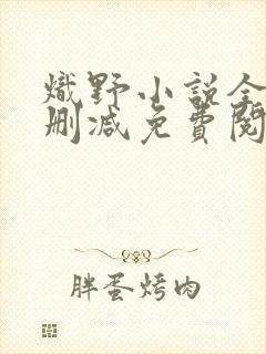 炽野小说全文无删减免费阅读