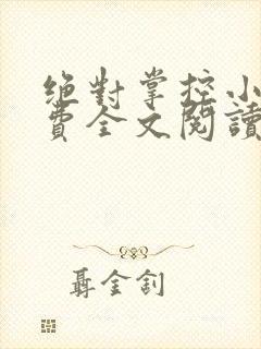 绝对掌控小说免费全文阅读笔趣阁