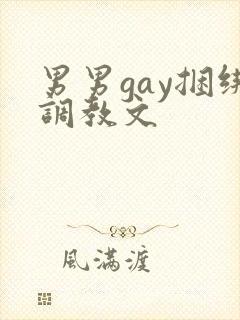 男男gay捆绑调教文