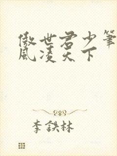 傲世君少笔趣阁风凌天下封面